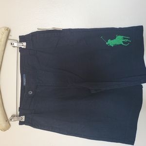 NWT POLO RALPH LAUREN BOY'S BIG PONY SHORT SZ-12 NAVY